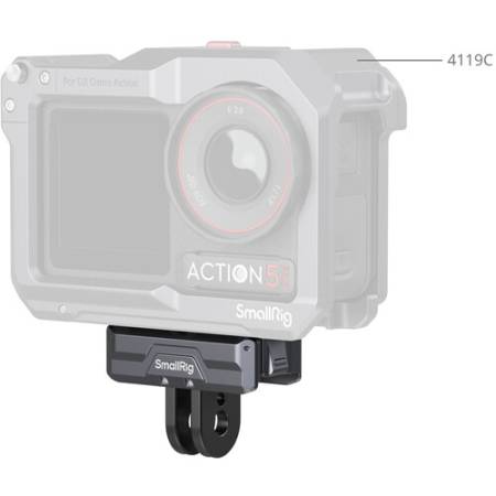 SmallRig 3662B - adapter, magnetyczna szybkozłączka do DJI Osmo Action / Osmo 360 - przykład użycia
